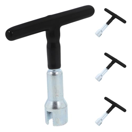 4pcs Metal Wing Nut Driver Tool with T Handle, Eye Screw Installation Tool for Manual Screw Hook and Hook Bolt Fastening, Handheld Wing Nut Hand Driver for Home and Workshop Use
