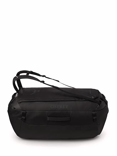 Osprey Transporter Lightweight Travel Duffel Bag - Extra Large Water Resistant Durable Gear Bag for Men and Women - color: Raven Black, style: 120l