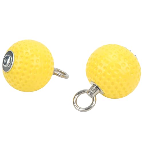 HERCHR Pull Up Grip Ball Anti Slip Rock Climbing Ball Pull Up Hold Grips Replacement for Fitness Bouldering Strength Training(72mm)