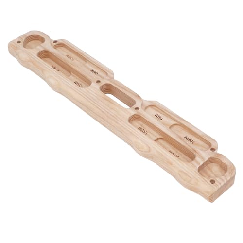 CHICIRIS Hangboard Training Board, Wooden Rock Climbing Training Equipment for Finger Strength and Grip, with Anti Slip Texture for Beginners and Advanced Climbers