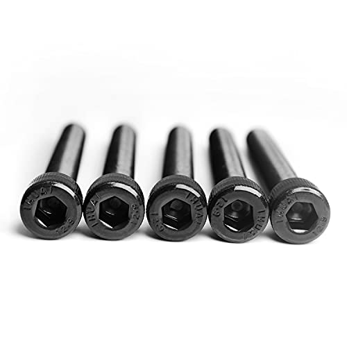 M6 x 20mm Socket Head Cap Screws Bolts 12.9 Grade Alloy Steel Metric Machine Hex Socket Screw, Fully Threaded, Black Oxide Finish, 50PCS - size: M6×20mm