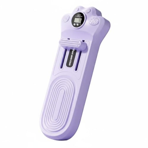 Foot Exercise Toe Training Device Arch Supporter with Digital Repetition Count Display Polypropylene Build Suitable for Daily Routine Gym Exercise - color: Lavender Purple