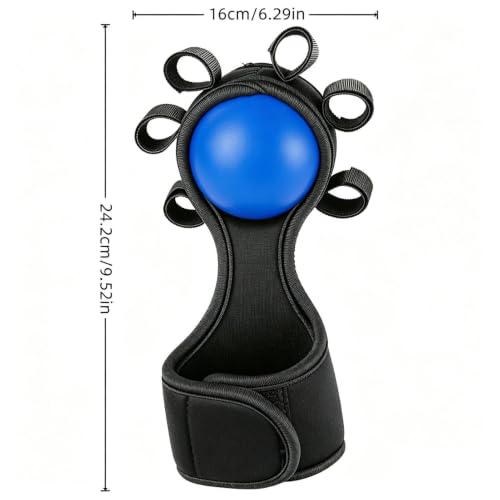 Hand Strength Ball Grip Trainer Ball Tool | Finger Strengthening Tool for Workout Outdoor Weightlifting Rock Climbing Home Fitness Gym Office - color: Blue