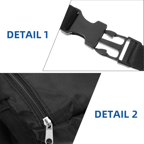 Chalk Bag and Soft Polar Fleece Made of Sturdy Oxford Cloth with Adjustable Drawstring and Wide Opening, Outdoor Rock Climbing Powder Bag for Bouldering for Climbing