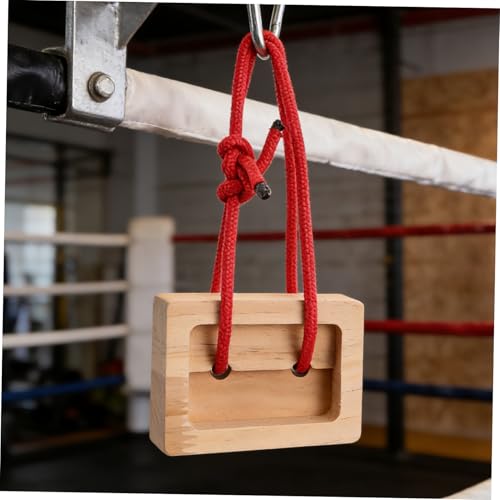 LALAFINA 2pcs Wooden Hangboards for Rock Climbing Training Portable Fingerboard Climbing Holds for Finger Strength and Endurance Building Home Gym Bouldering Equipment