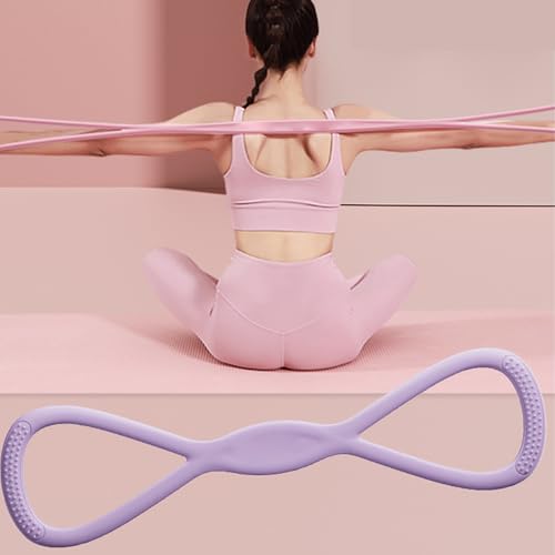 Arm Back Shoulder Exercise Elastic Rope Stretch Fitness Bands Training Ropes Training Device - style: Gray 35lb