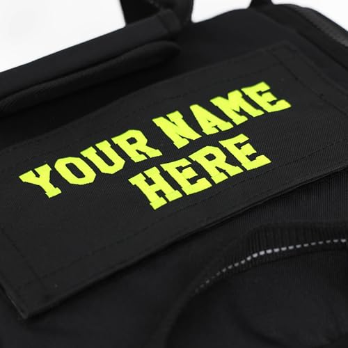 Lightning X Customizable Large EMT Medic First Responder EMS Trauma Jump Bag w/Embroidered Name - BLACK - color: Black