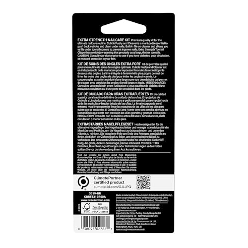 Tweezerman Extra Strength Toenail Care Kit, Clipper & Mini Cuticle Pushy - style: Toenail Clipper + Mini Cuticle Pushy