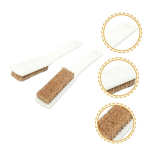 VALICLUD 2Pcs Boars Hair Stone Cleaning Brush for Climbing and Bouldering Handle Outdoor Sports Tool for Climbing Enthusiasts and Rock Lovers