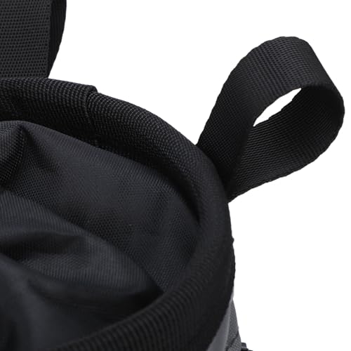 Multifunctional Adjustable Athletic Chalk Bag with Zipper Pocket for Climbing Gymnastics Grey
