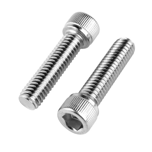 3/8-16 x 1-1/2" Socket Head Cap Screws Allen Hex Bolts, 304 Stainless Steel 18-8, UNC Fully Machine Thread, 10Pcs Silver - color: Silver, size: 3/8-16 x 1-1/2" (10PCS)
