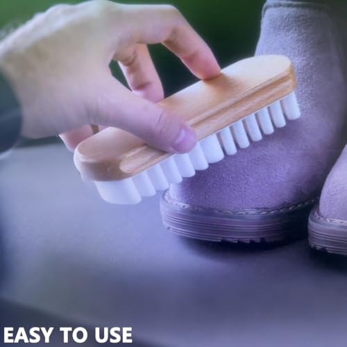 2PCS Suede & Nubuck Shoe Cleaning Brush Kit for Boots Sneakers