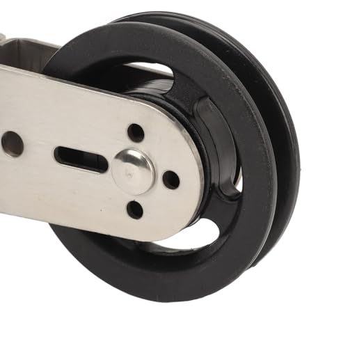 Cable Pulley System, Two Way Pulley Block, Stainless Steel Silent Bearing, Suitable for pulldown attachments on Home Fitness Equipment. - size: Plastic