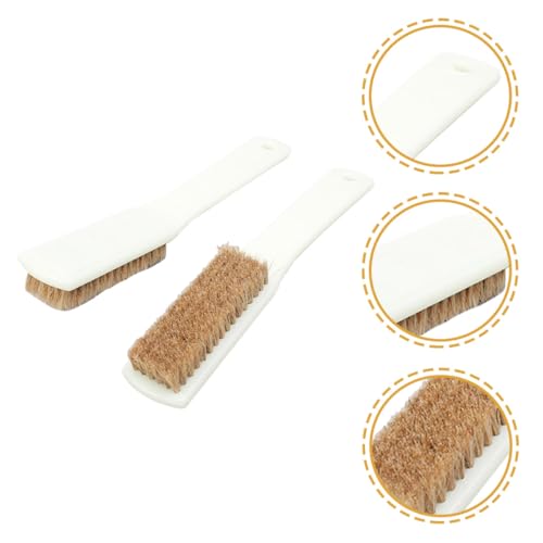 Ciieeo 2pcs Climbing Rocks Brush with Boars Hair Bristles and Sturdy Handle, Outdoor Bouldering Stone Cleaning Tool for Sports Climbing Supplies