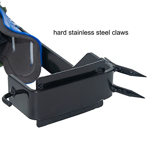 Litong Tree Climbing Gear 2 Pack Stainless Steel Spikes Outdoor Tool | Perfect for forestry work, hunting, trimming and fruit harvesting, offering stable support for various climbing tasks