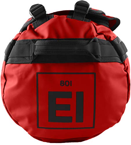 Element Equipment Trailhead Duffel Bag Shoulder Straps Waterproof Red Small - color: Red, size: Small 30 Liters