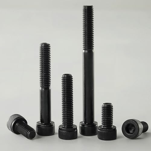 M10-1.5 x 25mm Socket Head Cap Screws, M10x1.5 Bolt, 12.9 Grade Alloy Steel, Allen Socket Drive, Black Oxide Finish, Full Thread, Quantity 10 - size: M10 x 25mm(10PCS)