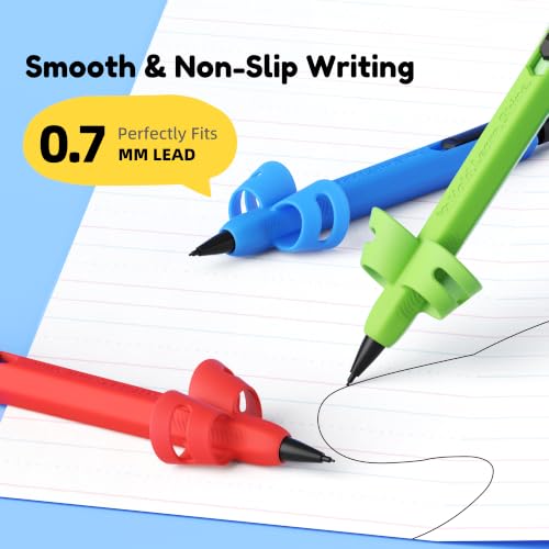4-Pack Corrective Training Pencils,Ergonomic Posture Correction Control Handwriting Aid,Sensory Tool for Calm & Focus,Silent Fidgeting for ADHD & Special Needs,Ideal for Preschoolers,Students