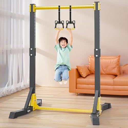 Pull Up Bar Free Standing Portable Pull Up Stand, 11 Gears Height Adjustable, 400 LBS Capacity, Outdoor Pullup Bar Station for Home Gym, Black