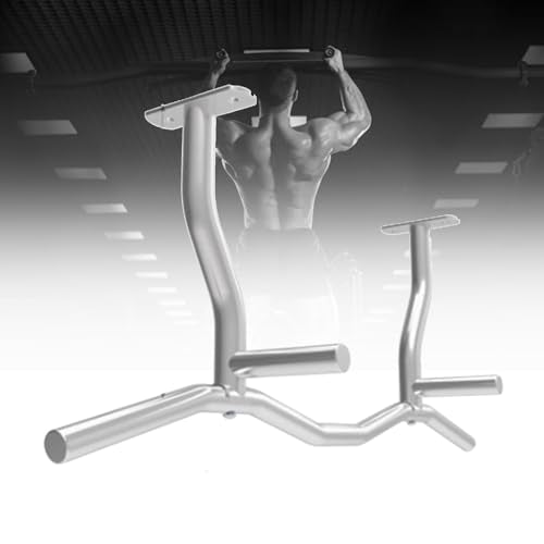 Joist Mount Pull Up Bar, Ceiling Mount Pull Up, Strength Training Pull-Up Bars, Bar with Multi-Grip Foam Grip, 40'' Wide, Pull Up Bar for Home Gym,Silver-Bentrod - color: Silver, size: Bentrod