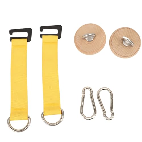RiToEasysports 2PCS Pull Up Grip Balls, Sturdy Beech Wood Iron Faux Nylon Half Sphere Rock Climbing Holds for Strength Training Hand Exercise Home Gym Workout, with Comfortable Grip for