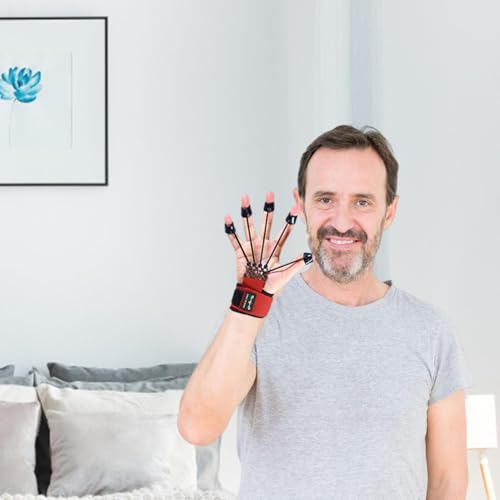 Grip Strength Exerciser Silicone Finger Grip Trainer Extensor Stretching | Adjustable for Wrist Physical Rehabilitation, Adults Hand Cramps Recovery, Men Women - color: 60 pounds