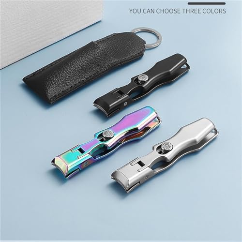 Nail Clippers, Stainless Steel Nail Clippers, Portable for Thick Nails - color: 3sliver