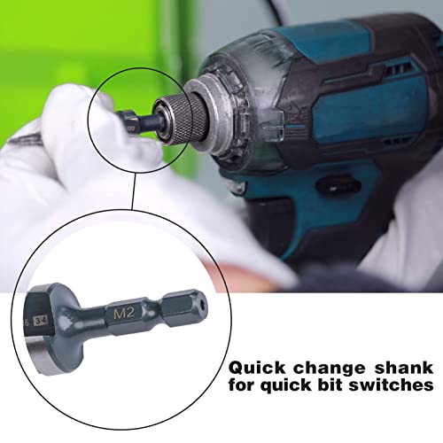 3/16"-7/8" Quick Change M2 Step Drill Bit Unibit Hole Drilling - size: 3/16" - 7/8’