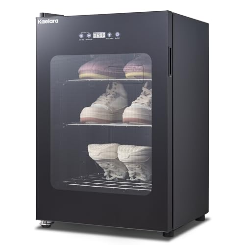 Shoe Dryer for Sneakers, 400W Boot Dryer for Work Boots with Pull-out Detachable Rack, Shoe Warmer with 3 Drying Mode, Timer