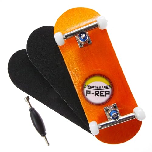 P-REP V2 Performance Complete Wooden Fingerboard 32mm - Orange - style: V2 Performance