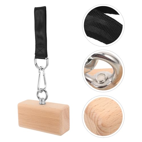 Operitacx Wooden Grip Strength Trainer for Rock Climbing and Bouldering, Ergonomic Block Design Detachable Feature, Portable Finger Strength Training Device for Climbers and Advanced