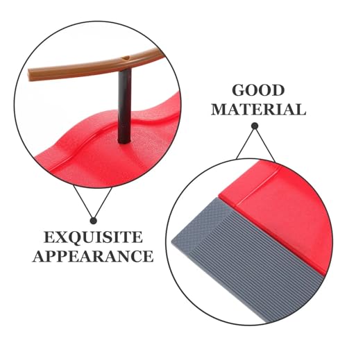 Fingerboard Obstacles Mini Skateboards Smooth Surface Plastic Skate Park Accessories with Fingerboard Wheels and Complete Tool Kit(C1) - color: C1