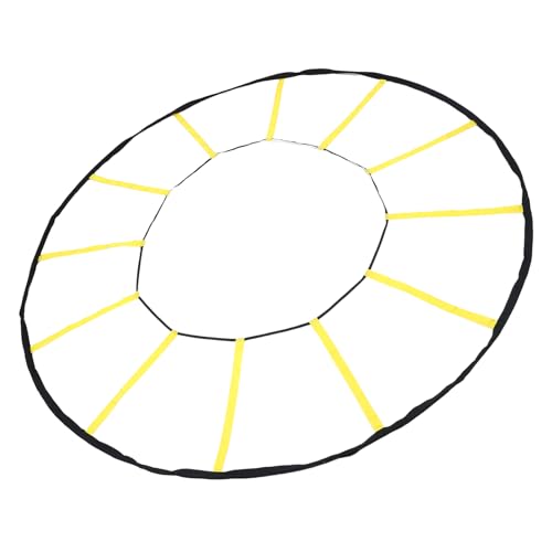 Keenso Circular Trainer, 12 Rungs Speed and Ladder for Soccer Basketball, Indoor Outdoor Sports Training