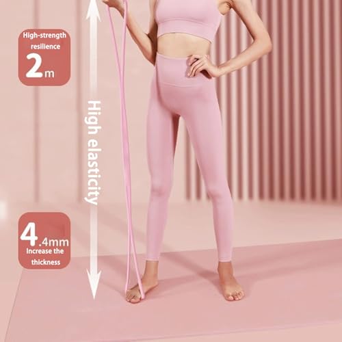 Arm Back Shoulder Exercise Elastic Rope Stretch Fitness Bands Training Ropes Training Device - style: Pink 25lb