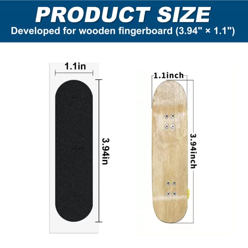 20Pcs Fingerboard Grip Tape, Precut Foam Grip Tape,Foam Tape for Fingerboards, Precut & One Step Instal(20)