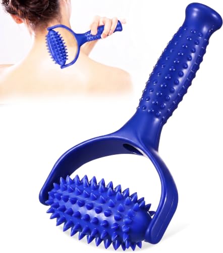 Lurrose Handheld Spiky Massage Ball Roller for Deep Tissue Release | Myofascial Release, Fascia Release Tool for Neck, Back, Leg & Deep Tissue Massage, Body Relaxation, Muscle Pain Relief