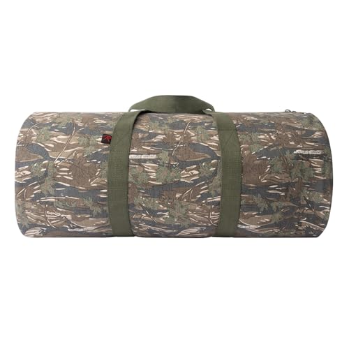 Rothco Heavy-Duty Canvas Shoulder Duffle Bag - Rugged Travel Gym Gear Equipment Bag - color: Smokey Branch Camo, size: 19 Inches