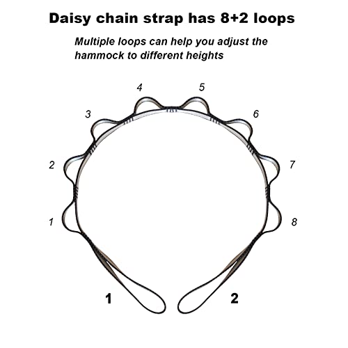 2pcs Daisy Chains, Adjustable Nylon Strap - color: Red