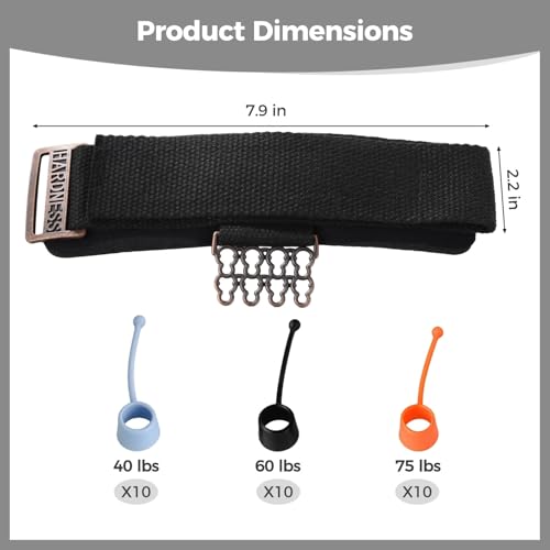 Finger Stretcher, Hand Strengthener, Adjustable Grip Exerciser With 30 Silicone Bands 40/60/75 Lbs For Exercise, Climbing, Injury Rehabilitation