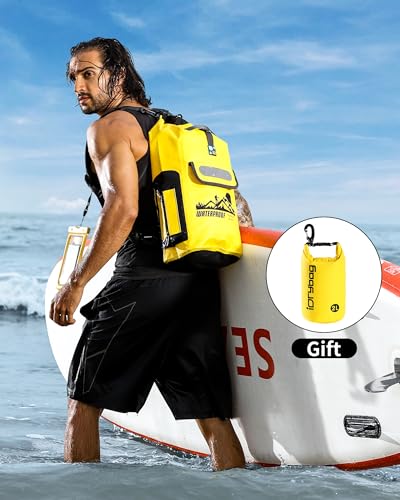 Dry Bag Backpack - color: Yellow, size: 30L