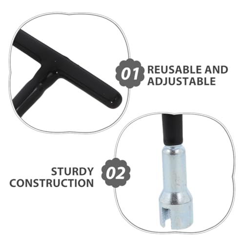 Cabilock 4pcs Wing Nut Hand Tool Screw Hook Driver Eye Screw Installation Tool T-handle for Hook Bolt Hanging Tightening