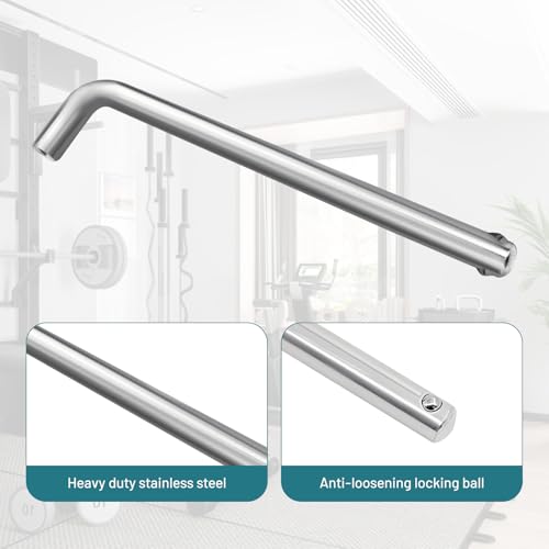 Weight Stack Pin L Shaped Handle Weight Loading Pin Replacement M10 Universal Weight Machine Pin for Exercise Equipment