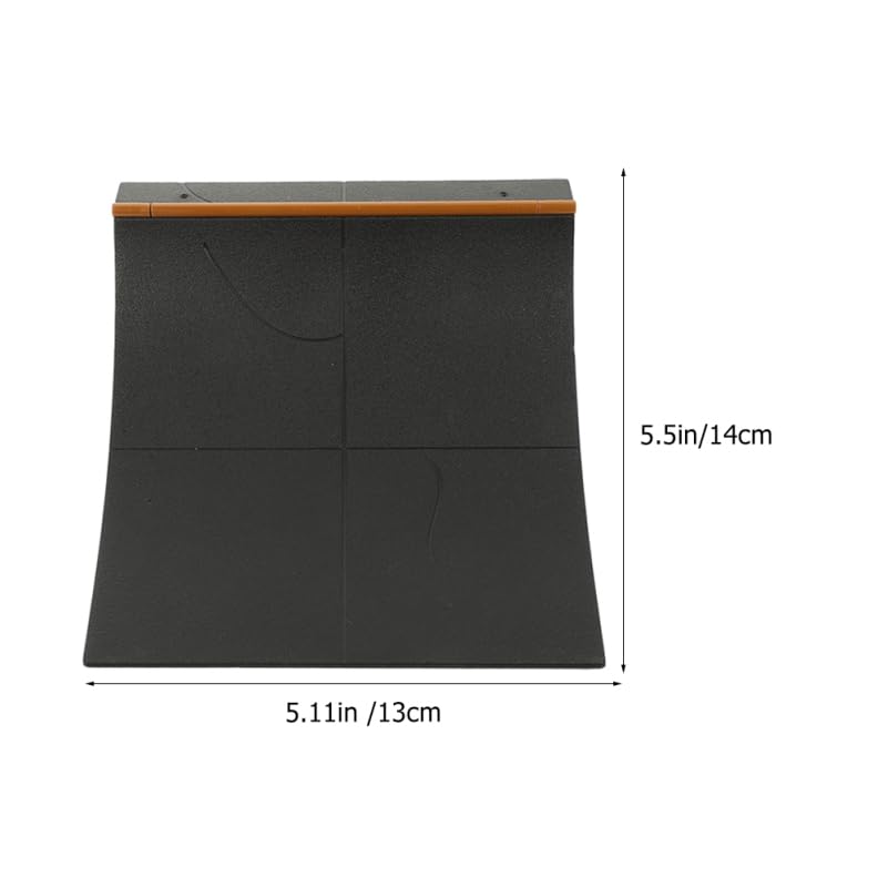 Fingerboard Skate Park Kit 2pcs, Finger Skateboard Ramps and Stairs with Handrails, Premium Mini Skateboard Obstacles Accessories for Finger Board Skill Training, Gift for Kids Ages 5+