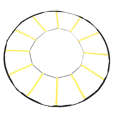 Circular Training Ladder 12 Rungs Nylon Speed and Trainer for Soccer Basketball and Other Improving Circular Training LadderCircular LadderCircular TrainerSoccer