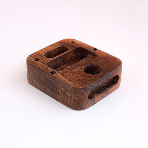 Portable Hangboard for Rock Climbing Holds,Fingerboard Trainer for Hand Grip Strengthener,Pinch Block Grip,Home Gym Fitness Workout Equipment -Hard Wood
