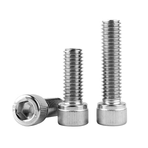 3/8-16 x 1-1/2" Socket Head Cap Screws Allen Hex Bolts, 304 Stainless Steel 18-8, UNC Fully Machine Thread, 10Pcs Silver - color: Silver, size: 3/8-16 x 1-1/2" (10PCS)