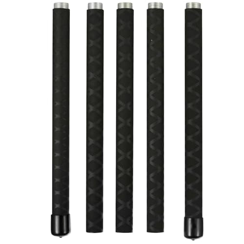 The Huang Yunming yoga stick is made of sturdy steel that is 5 feet high and an adjustable stretching stick, providing flexibility, agility, and balance. Multi functional fitness stick with 5 steel pipes