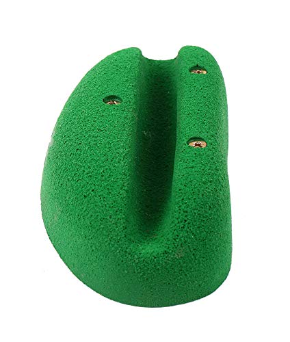 Atomik Rock Climbing Holds Screw-On Hula Hoop Holder in Green for Vertical Obstacle Courses