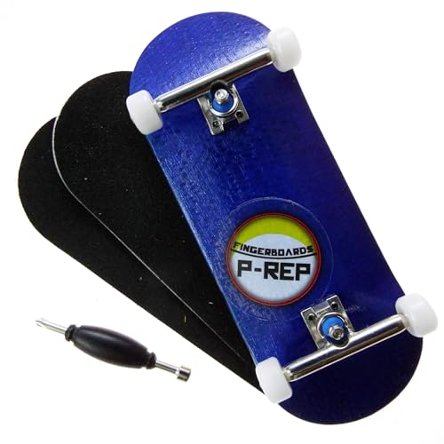 P-REP V2 Performance Complete Wooden Fingerboard 34mm - Blue - color: Blue