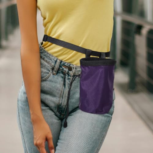 Outanaya Large Capacity Chalk Bag for Climbing with Oxford Cloth and Fleece Material, Prevents Slipping and Enhances Grip, Stylish Look Outdoor Climbing Powder Bag for Bouldering Activities